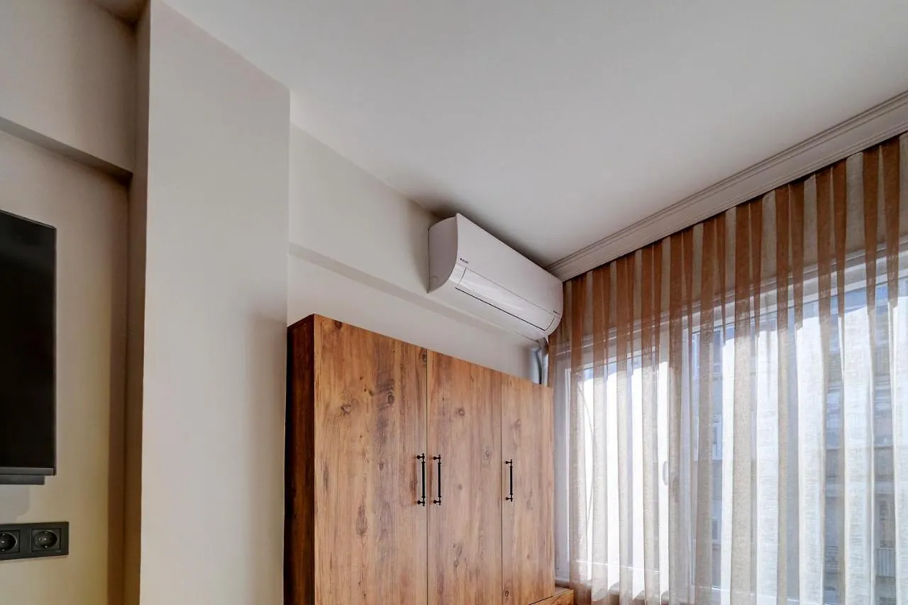 2023 Decoration, New Electonics, 50Mbps Internet, Modern, Studio, 18M2, Best Location, 300 M To Bosphorus Istanbul 0*,